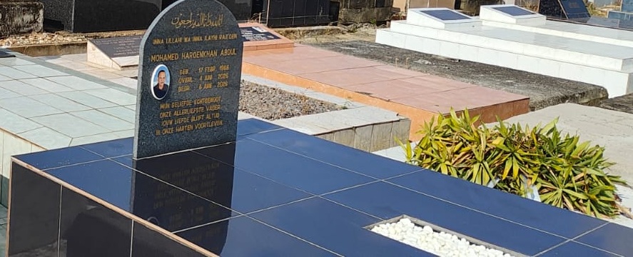 Resting place of Mohamed Haroenkhan Abdul
